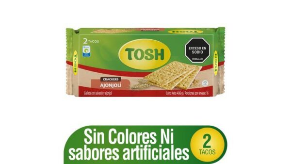 Galletas Tosh Ajonjoli 2 Tacos x406g