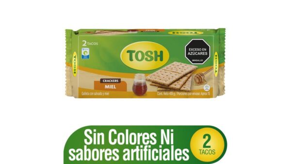 Galletas Tosh Miel 2 Tacos x418g