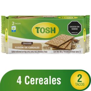 Galletas Tosh Fusión de Cereales 2 Tacos x388g
