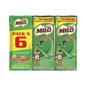 Bebida Achocolatada Nestlé Milo Activ-Go SixPack x180ml c/u (1080ml)