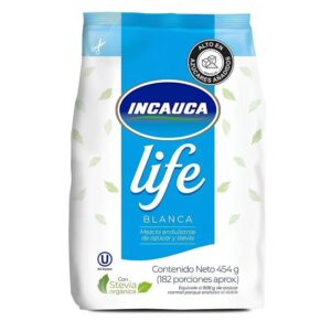 Azúcar Incauca Life Blanca Con Stevia Orgánica x454g