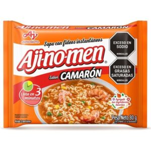 Sopa Instantánea Aji-no-men Sabor Camarón x80g