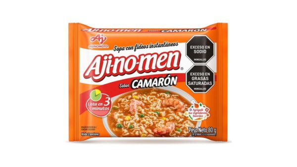 Sopa Instantánea Aji-no-men Sabor Camarón x80g
