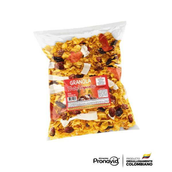 Cereal Pronavid Granola Frutos Tropicales Bolsa x1000g