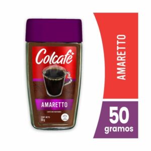 Café Soluble Colcafé Sabor Amaretto Frasco x 50gr