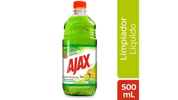 Limpia Pisos Ajax Naranja Limon 500ml