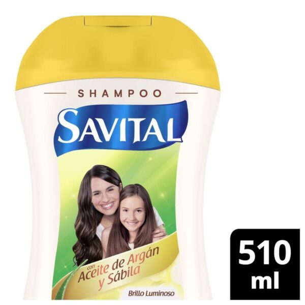 Shampoo Savital Con Aceite De Argan Y Sabila X510ml
