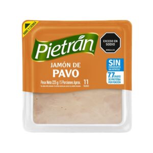 Jamón Pietran De Pavo 11 Tajadas x225g