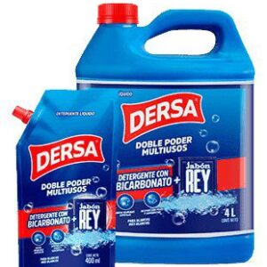 Detergente Dersa Con Bicarbonato + Jabon Rey x 400ml