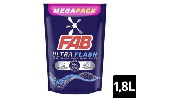 Detergente Liquido FAB Ultra Flash x 1.8L
