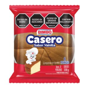 Ponqué Bimbo Casero Vainilla x 200G