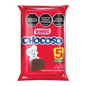 Ponque Bimbo Chocoso 5 und x 325g