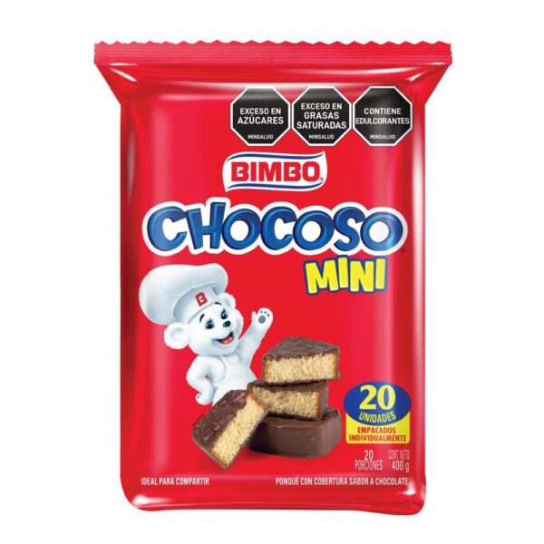 Chocoso Bimbo Mini 20und x 400gr