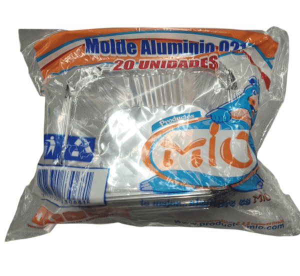 Moldes en Aluminio Mio 021 x20und (Pequeño)