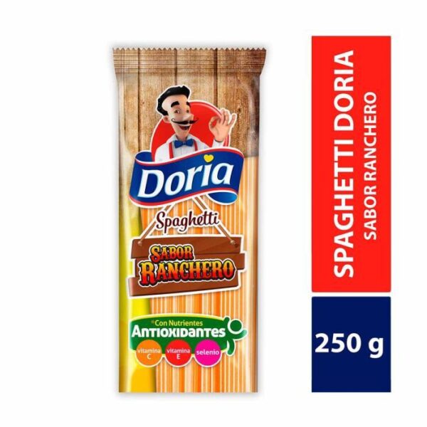 Pasta Doria Spaghetti Sabor Ranchero x 250g