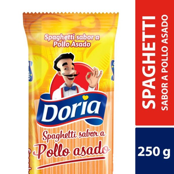 Pasta Doria Spaghetti Sabor Pollo Asado x 250g