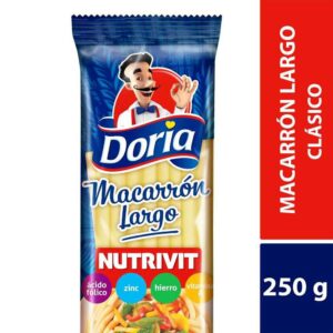 Pasta Doria Macarrón Largo x 250g
