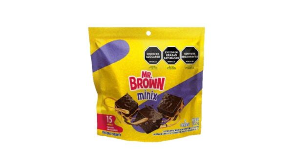 Brownies Mr Brown Minix x15und Cont. Neto 302g