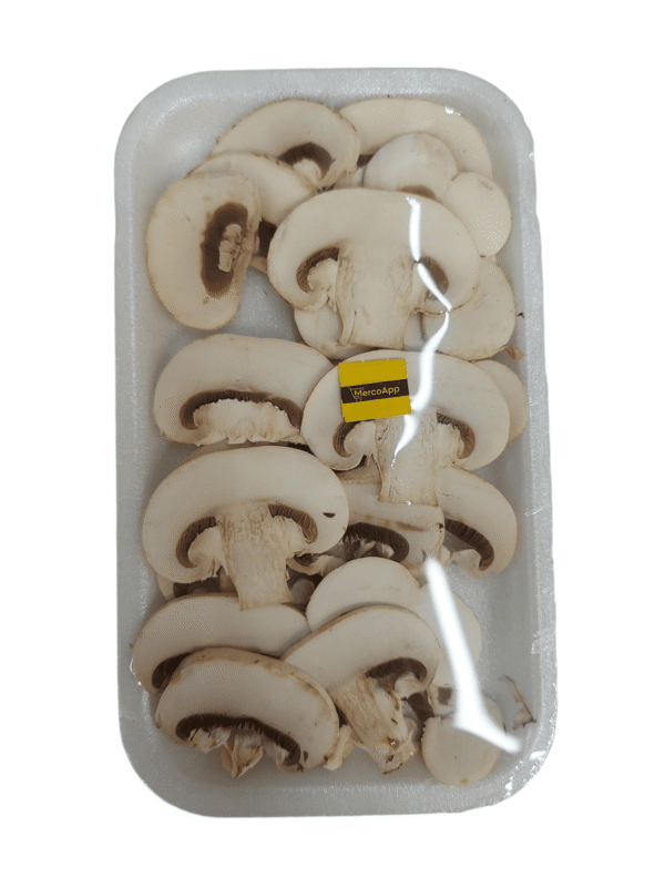 Bandeja de Champiñones Cortados