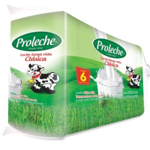 Six Pack Leche Proleche Clásica Semidescremada 6 und ×1000ml c/u