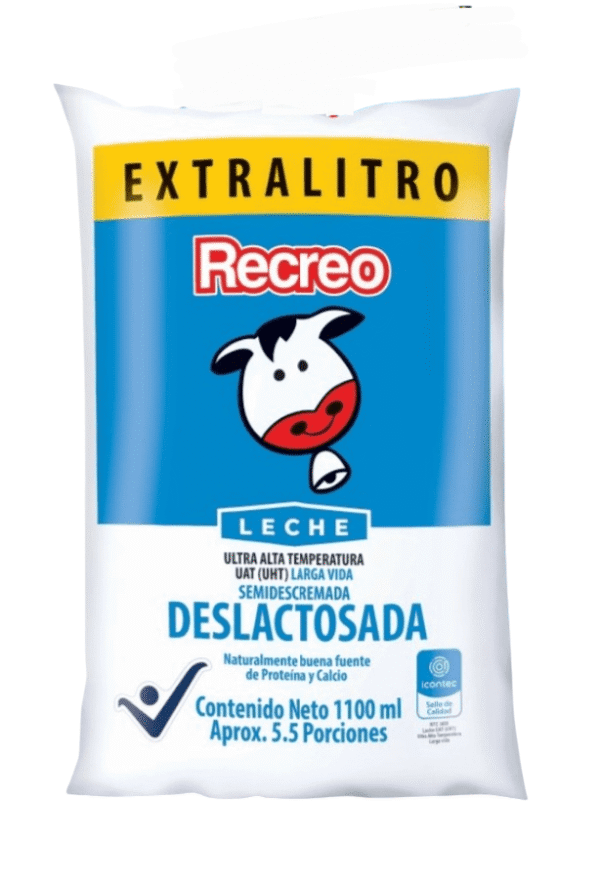Leche Deslactosada Recreo x1100ml