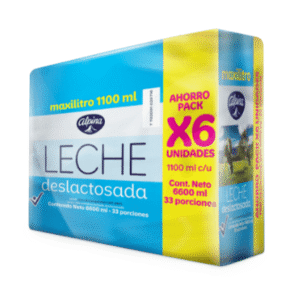 Six Pack Leche Alpina Deslactosada 6 und ×1100ml c/u