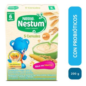 Nestle Cereal Infantil Nestum 5 Cereales x200g