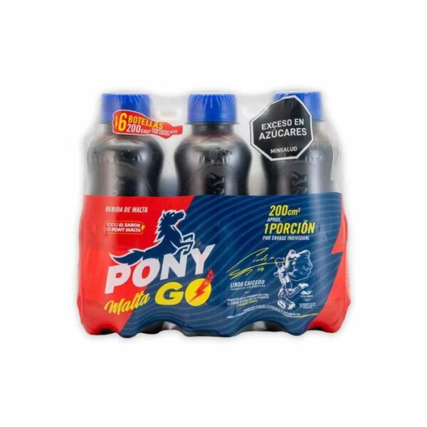 Pony Malta GO Mini 200 ml x 6 Unds