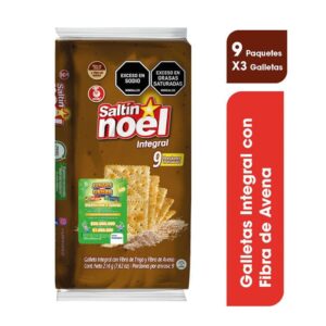 Galletas Saltin Noel Integral 9 Paq x216g