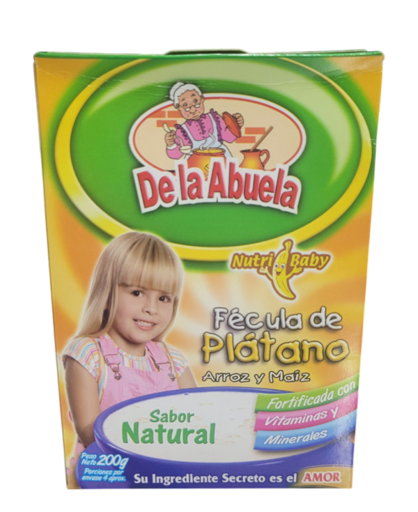 Fécula de Platano De La Abuela Sabor Natural x200g
