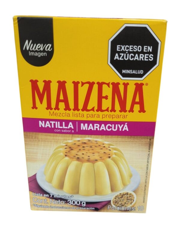 Natilla Maizena sabor Maracuya x300g