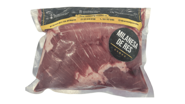 Milanesa de Res Peso Aprox 500 - 550g