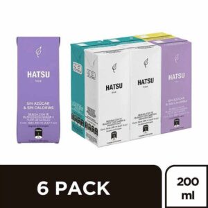 Tea Hatsu Sabores Surtidos Six Pack 6 und x200ml c/u