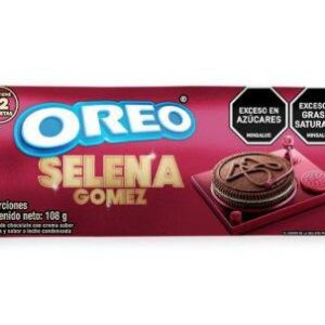 Tubo Galletas Oreo Selena Gomez Sabor Canela y Leche Condensada x108g