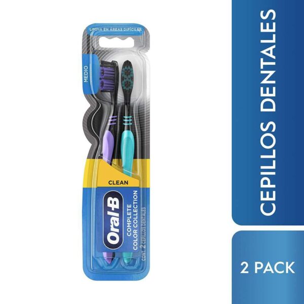 Cepillo Dental Oral-B Medio Clean Complete Color Collection (2 und)