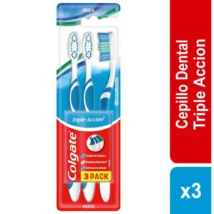 Cepillo Dental Colgate Medio Triple Acción (3 und)