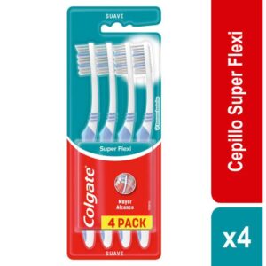 Cepillo Dental Colgate Suave Super Flexi (4 und)
