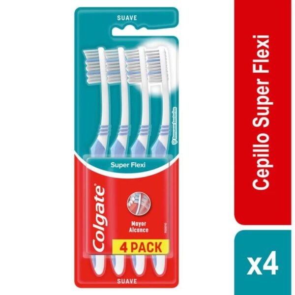 Cepillo Dental Colgate Suave Super Flexi (4 und)