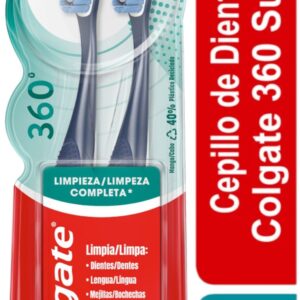 Cepillo Dental Colgate Suave 360° (2 und)