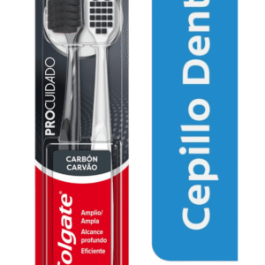 Cepillo Dental Colgate Extra Suave Carbón (2 und)