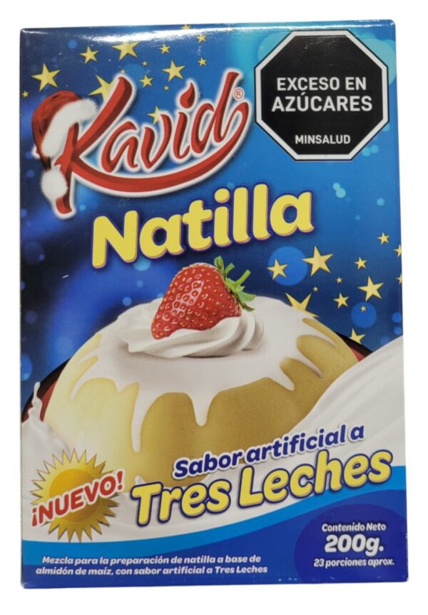 Natilla Kavid sabor Tres Leches x200g