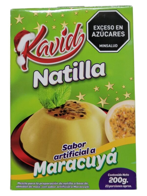 Natilla Kavid sabor Maracuya x200g