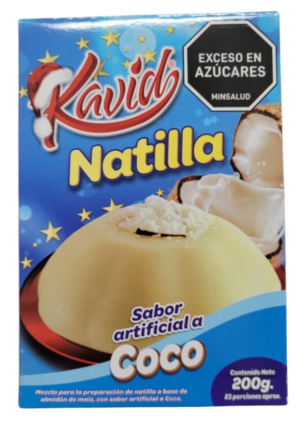 Natilla Kavid sabor Coco x200g