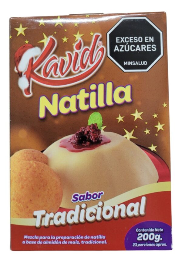 Natilla Kavid sabor Tradicional x200g