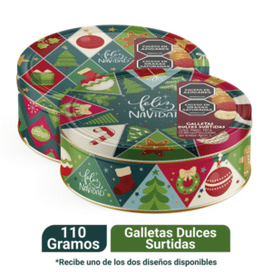 Galletas Navidad Noel Cofre Detalle x110g