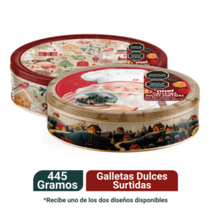 Galletas Navidad Noel Cofre Circular x445g