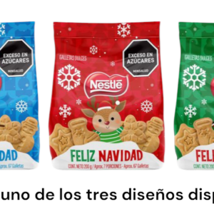 Galletas Feliz Navidad Nestle Bolsa x200g