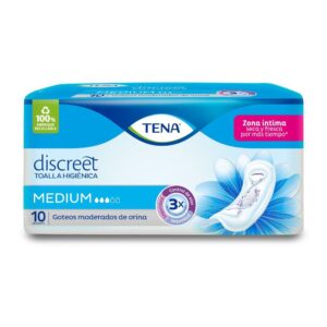 Toallas Tena Discreet x10und