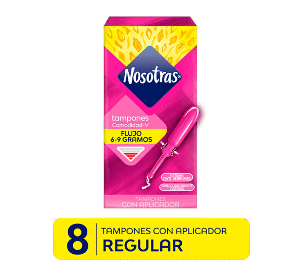 Tampones Nosotras Regular con Aplicador x8und
