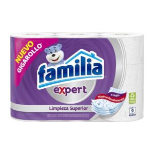 Papel Higiénico Familia Expert x9 Rollos (4 Hojas)